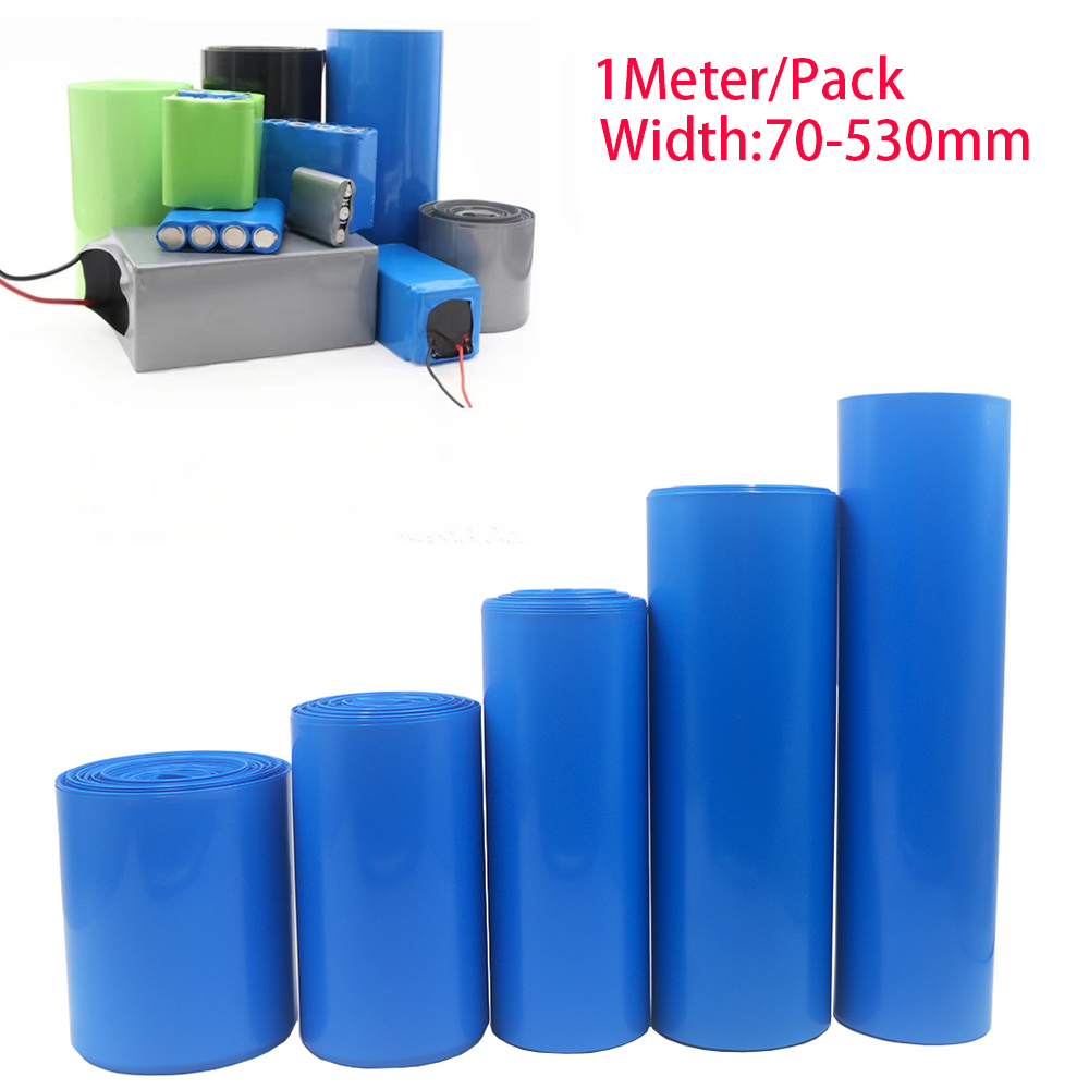 Shrink Sleeve Pvc - 1 mètre PVC de 18650 batteries