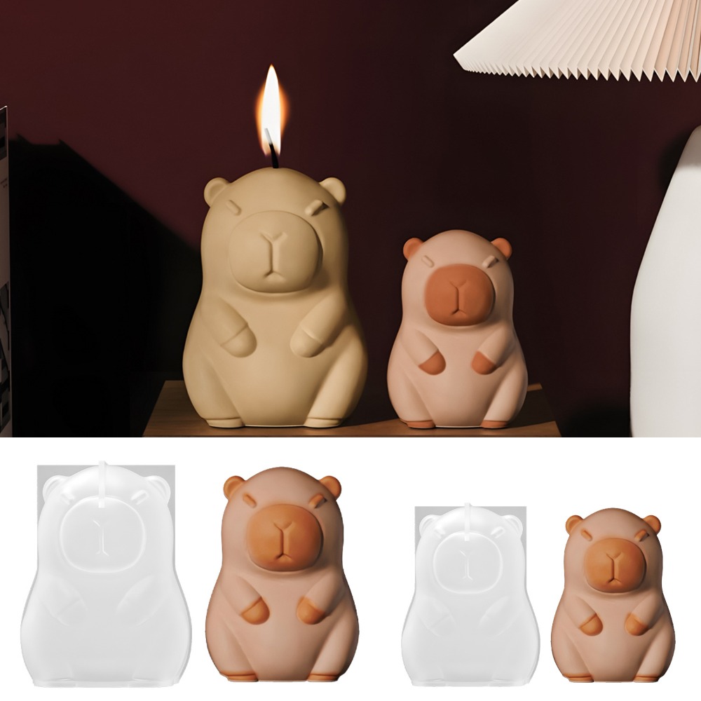 Candle Supplies Tins - Bougie parfumée Capybara debout, moule en