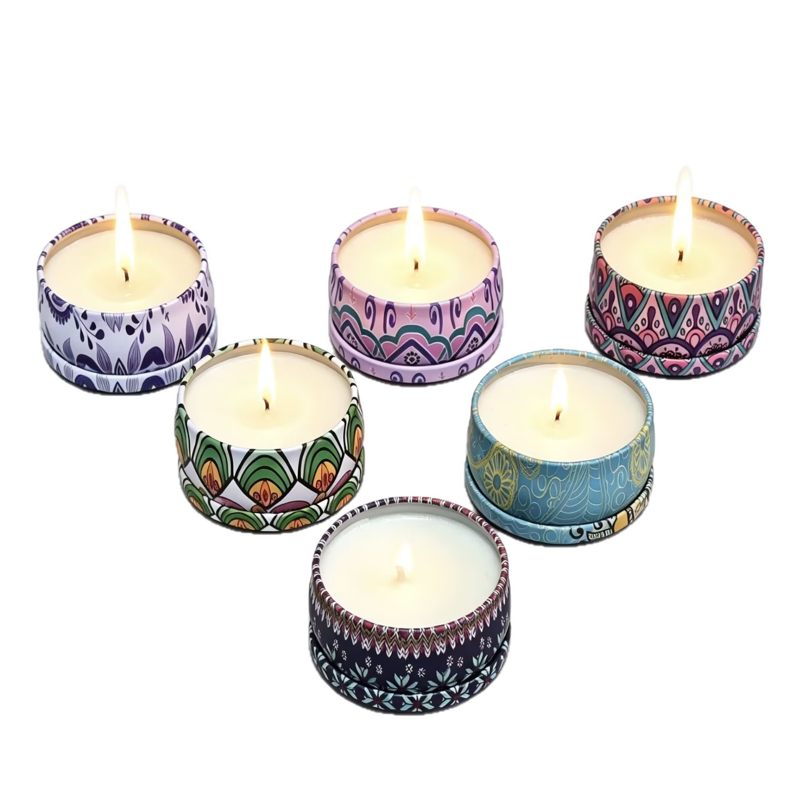Candle Souvenir - Bougie parfumée sans fumée aux fleurs