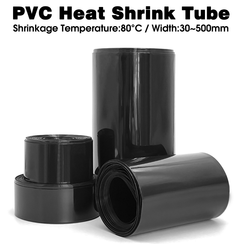 Shrink Sleeve Pvc - Pack de tubes thermorétractables en PVC,