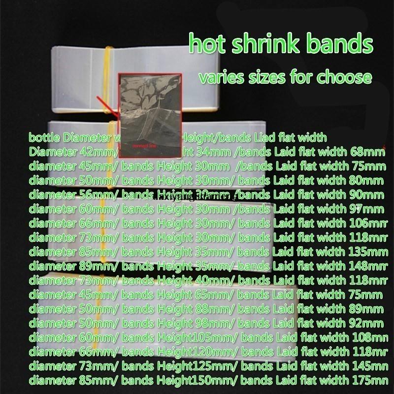 Shrink Sleeve Pvc - Bandes de rétraction chauffante en PVC
