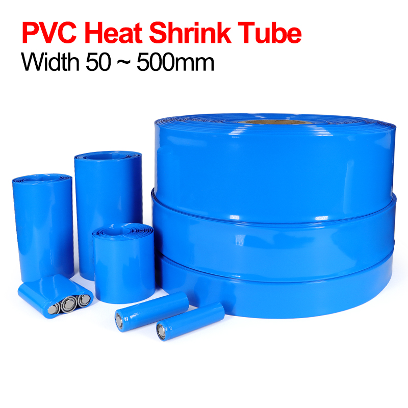 Shrink Sleeve Pvc - Tube thermorétractable en PVC bleu de