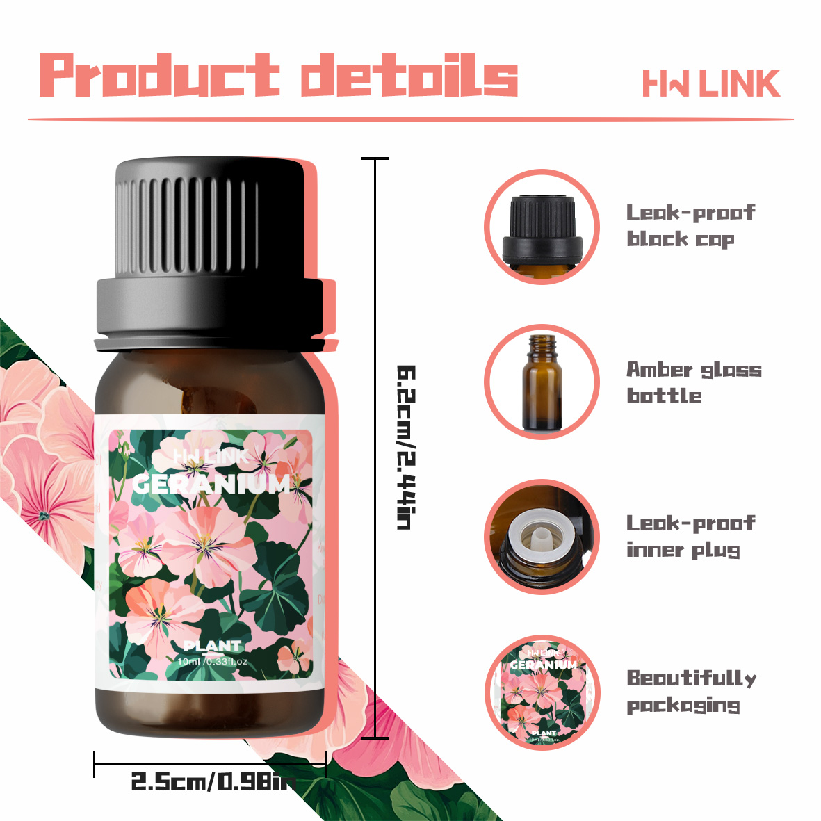 Huile essentielle de géranium  - Candle Souvenir avis et prix